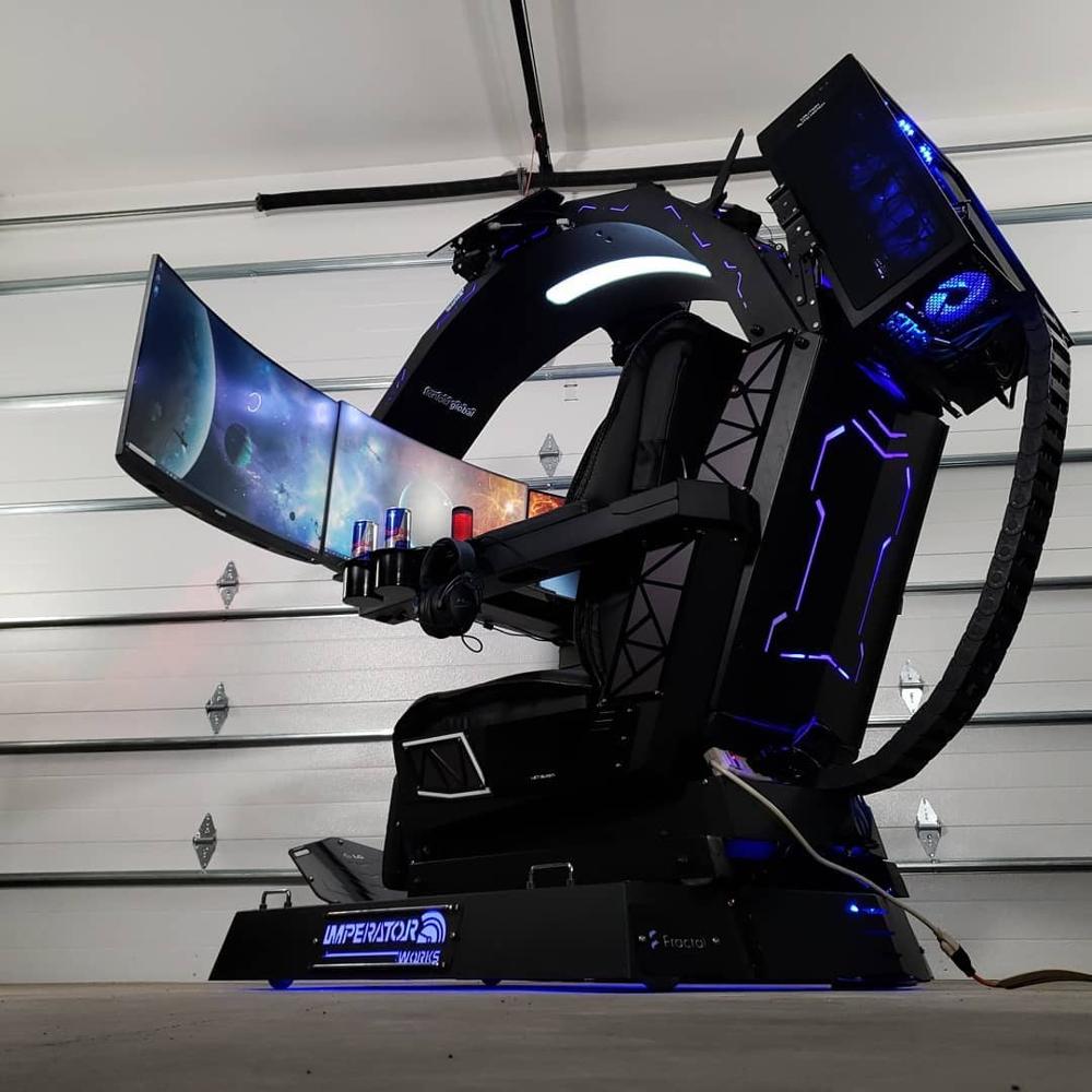 Furniture Chairs For Office - Игровое кресло-кокпит CES Hot Imperator Works