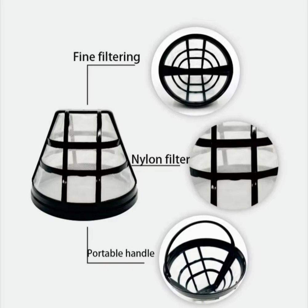 Paper Basket Mesh - Набор из 4 многоразовых конических сетчатых