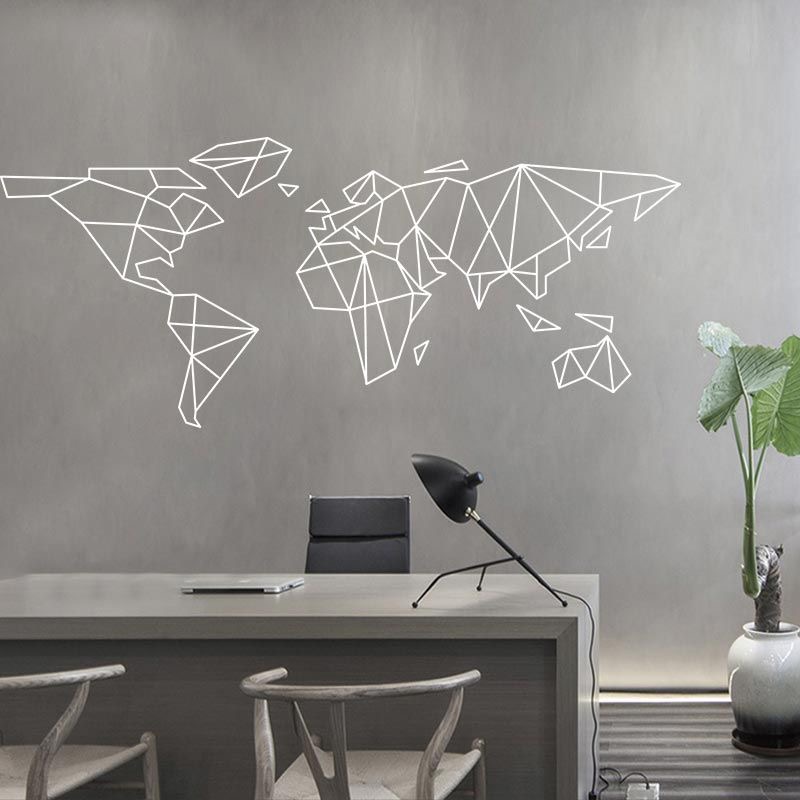 Геометрическая карта мира, сти – обзор и цена Office Furniture World