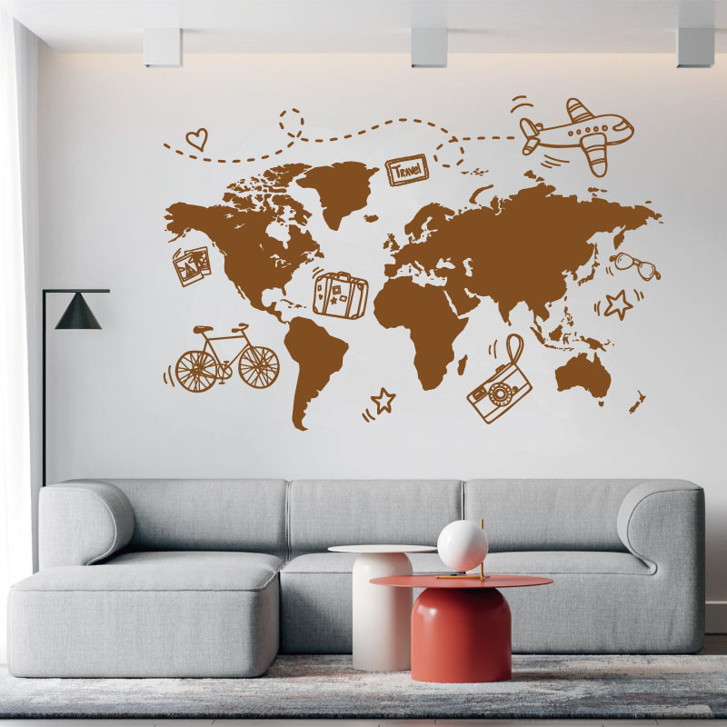 Дорожная карта мира, настенная – обзор и цена Office Furniture World