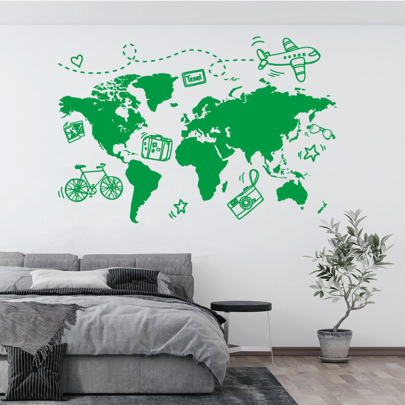 Дорожная карта мира, настенная – обзор и цена Office Furniture World