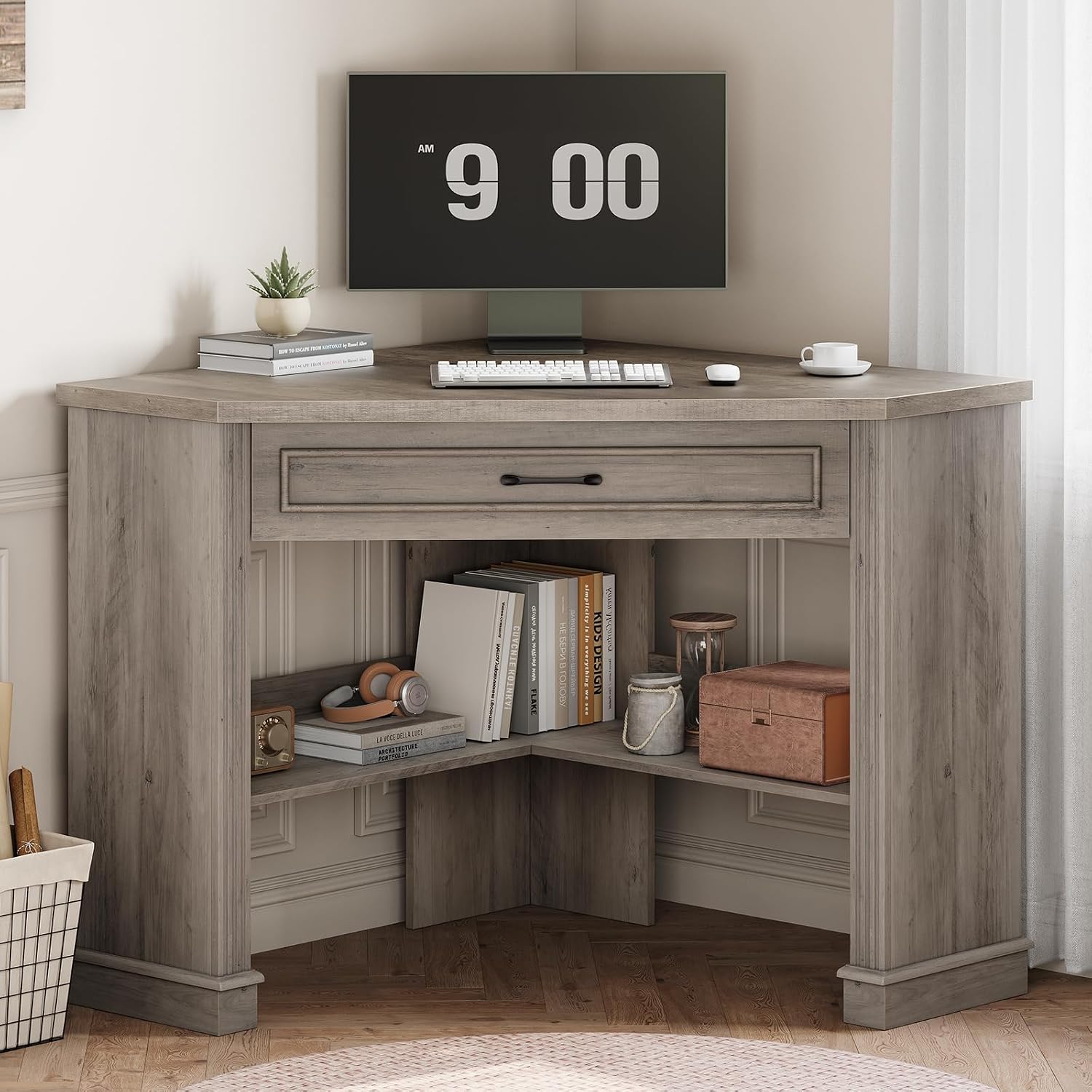 Треугольный компьютерный стол  – обзор и цена Office Furniture For Small Spaces