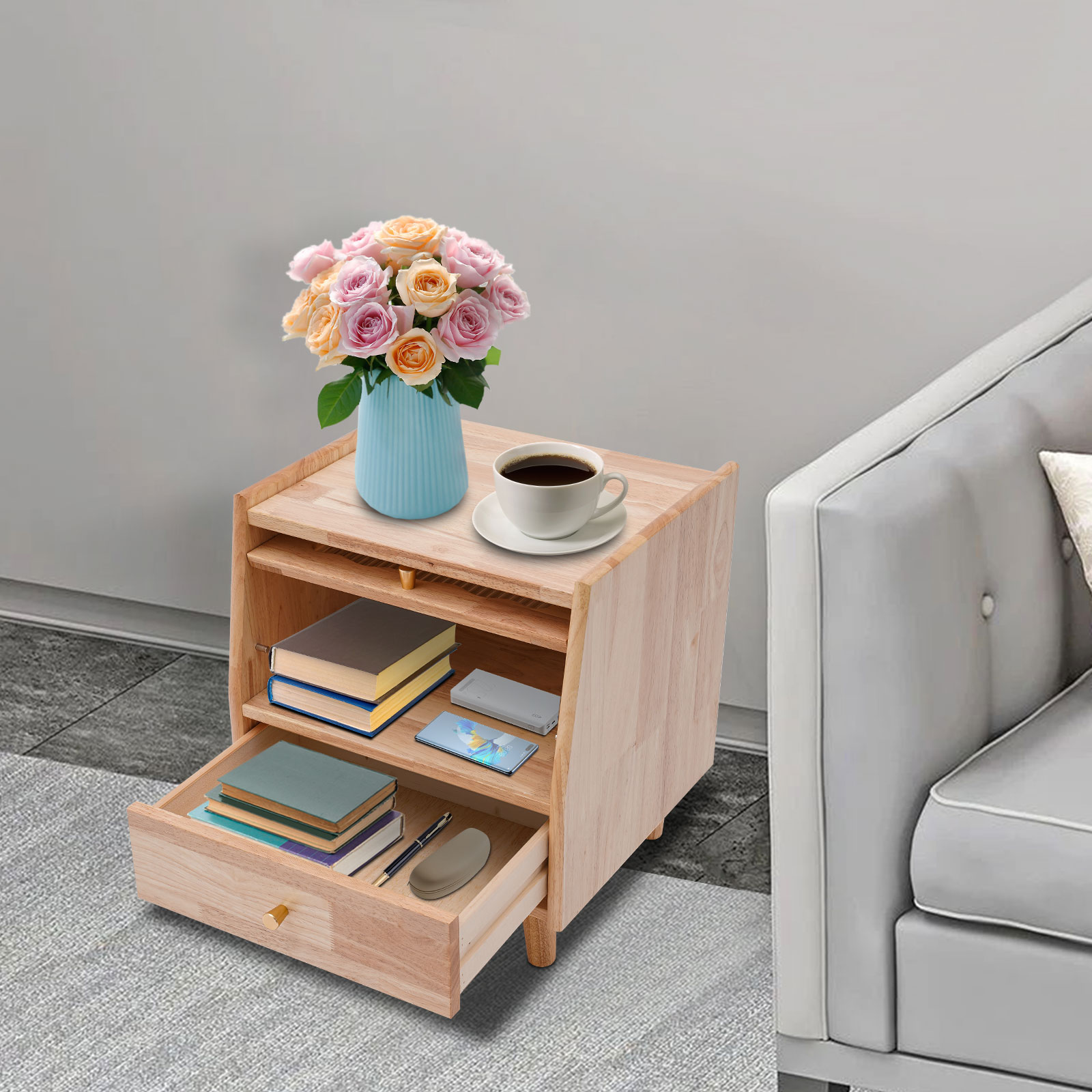 Двухуровневая прикроватная тум – обзор и цена Office Furniture For Small Spaces