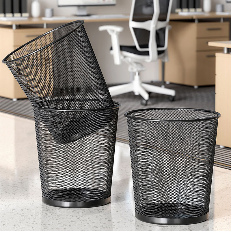 Большое черное металлическое с – обзор и цена Paper Basket Mesh