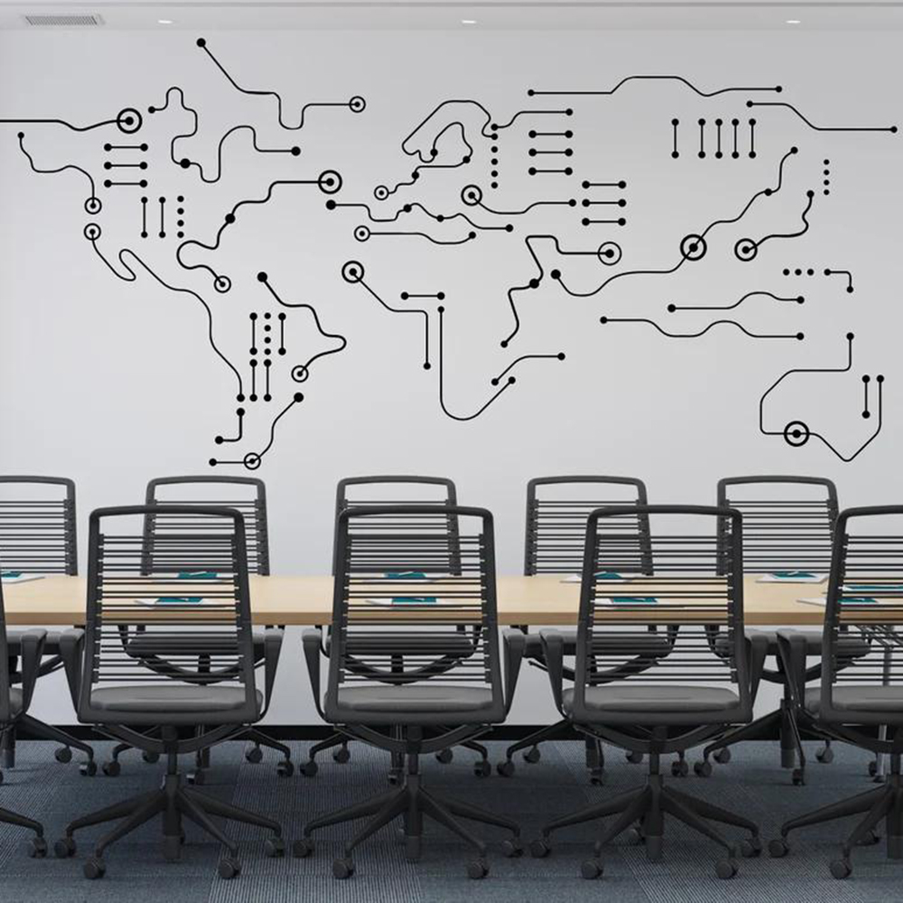 Печатная плата Карта мира Офис – обзор и цена Office Furniture World