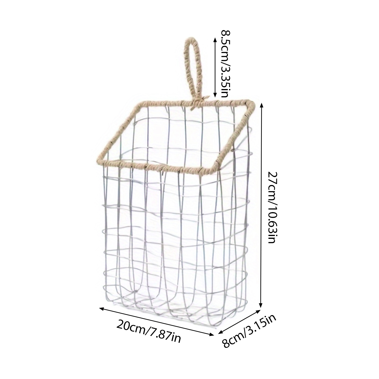 Металлическая подвесная корзин – обзор и цена Paper Basket Mesh